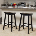 Pomeroy 29 Inch Saddle Wood Barstool Set Of 2 By Christopher Knight Home