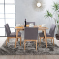 Kwame Mid Century 5 Piece Square Dining Set By Christopher Knight Home