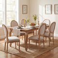 Christopher Knight Home Rosalind French Country Rubberwood Expandable Dining Set