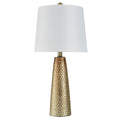 Christy Bronze Table Lamp Brussels White Shade