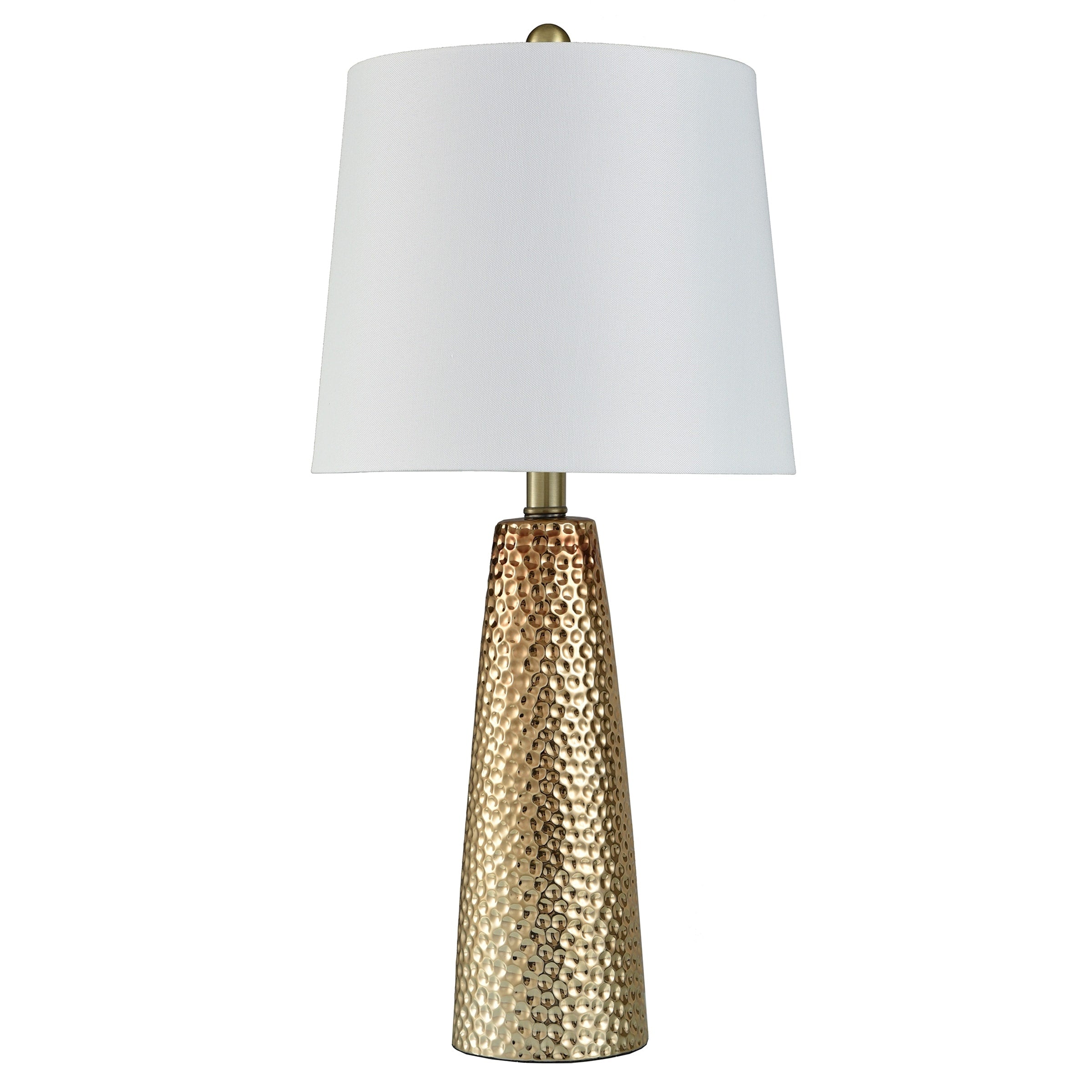 Christy Bronze Table Lamp Brussels White Shade