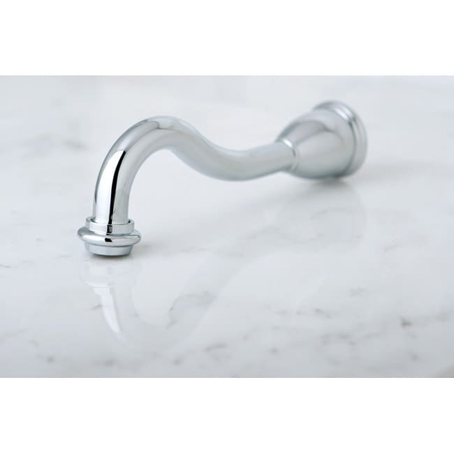 Chrome Heritage 8 Inch Solid Brass Tub Spout