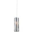 Chromia 4 Inch Wide 1 Light Pendant In Polished Chrome 4In W X 4In D X 12In H