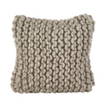 Chunky Cable Knit Design Accent Cushion Wool Down Filled Throw Pillow