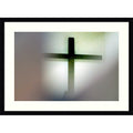 Church Cross By Cluses France Wood Framed Wall Art Print