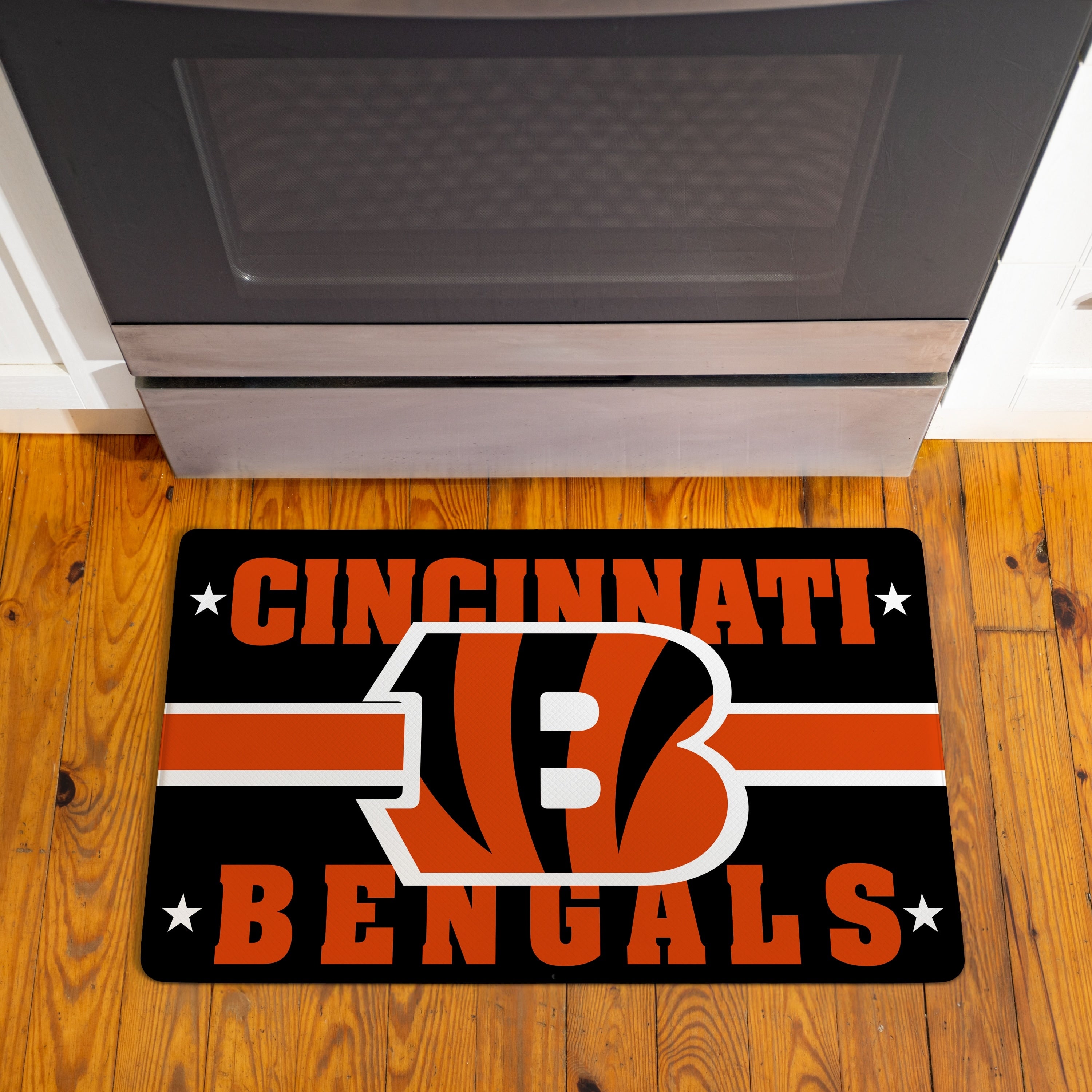 Cincinnati Bengals Anti Fatigue Door Mat 30 X 18
