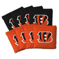 Cincinnati Bengals Nfl Dual Sided Pro Stop Slide Cornhole Bags