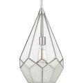 Cinq Collection Brushed Nickel One Light Pendant 22.05 X 14.2 X 14.2