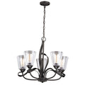 Vaxcel Cinta 5L Chandelier Oil Rubbed Bronze