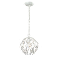 Circeo 10 Inch Wide 1 Light Mini Pendant In Antique White 10In W X 10In D X 10In H