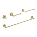 Circular 4 Piece Bathroom Hardware Set