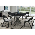 Cirque Polly 5 Piece Black Dining Set