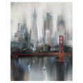 Cityscape San Francisco Wrapped Canvas Art Print