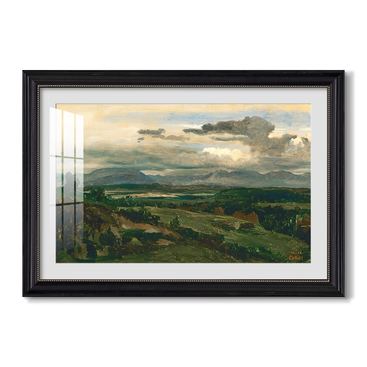 Civita Castellana C 1860S Jean Baptiste Camille Corot Custom Framed Print