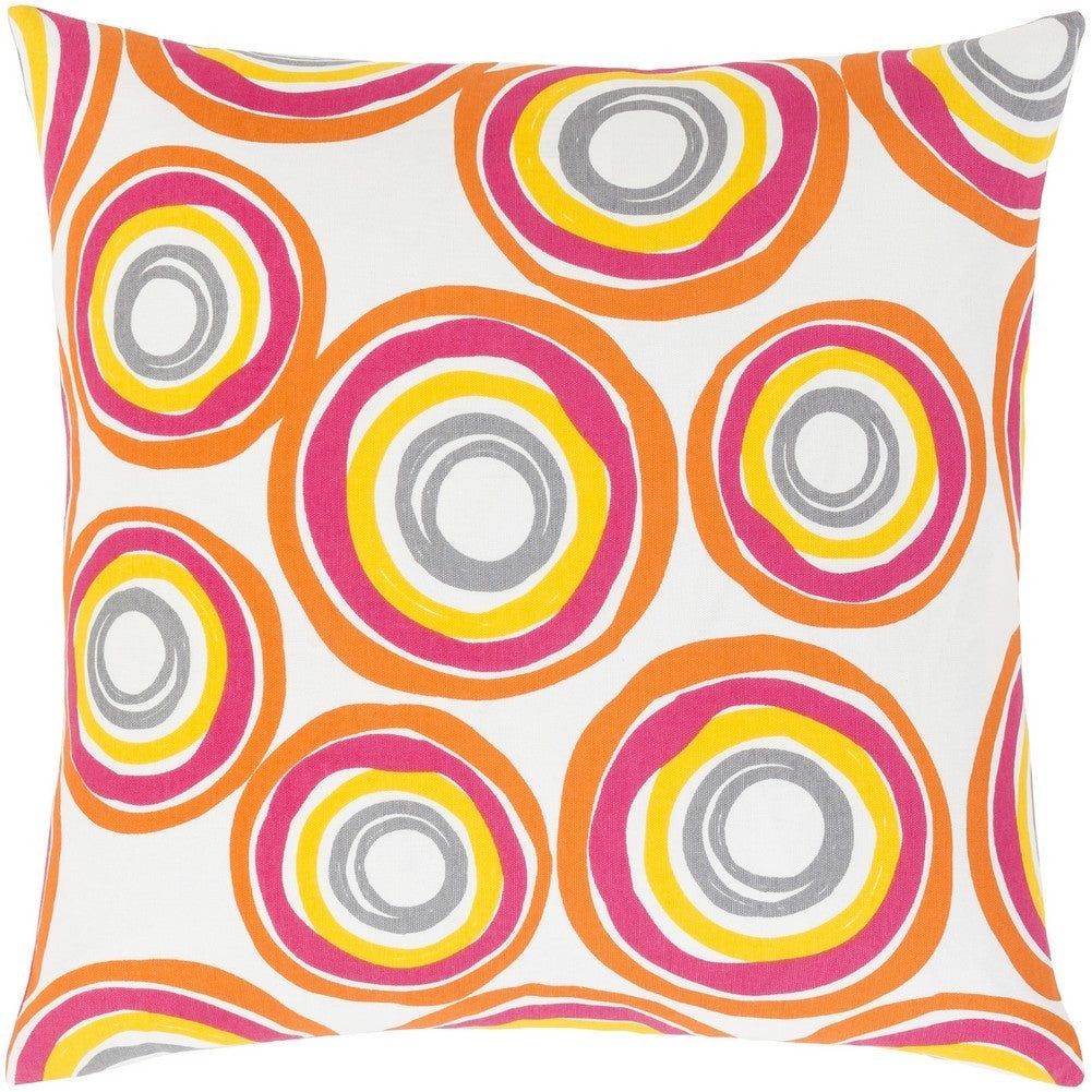 Decorative Frieda 20 Inch Feather Down Or Poly Filled Throw Pillow