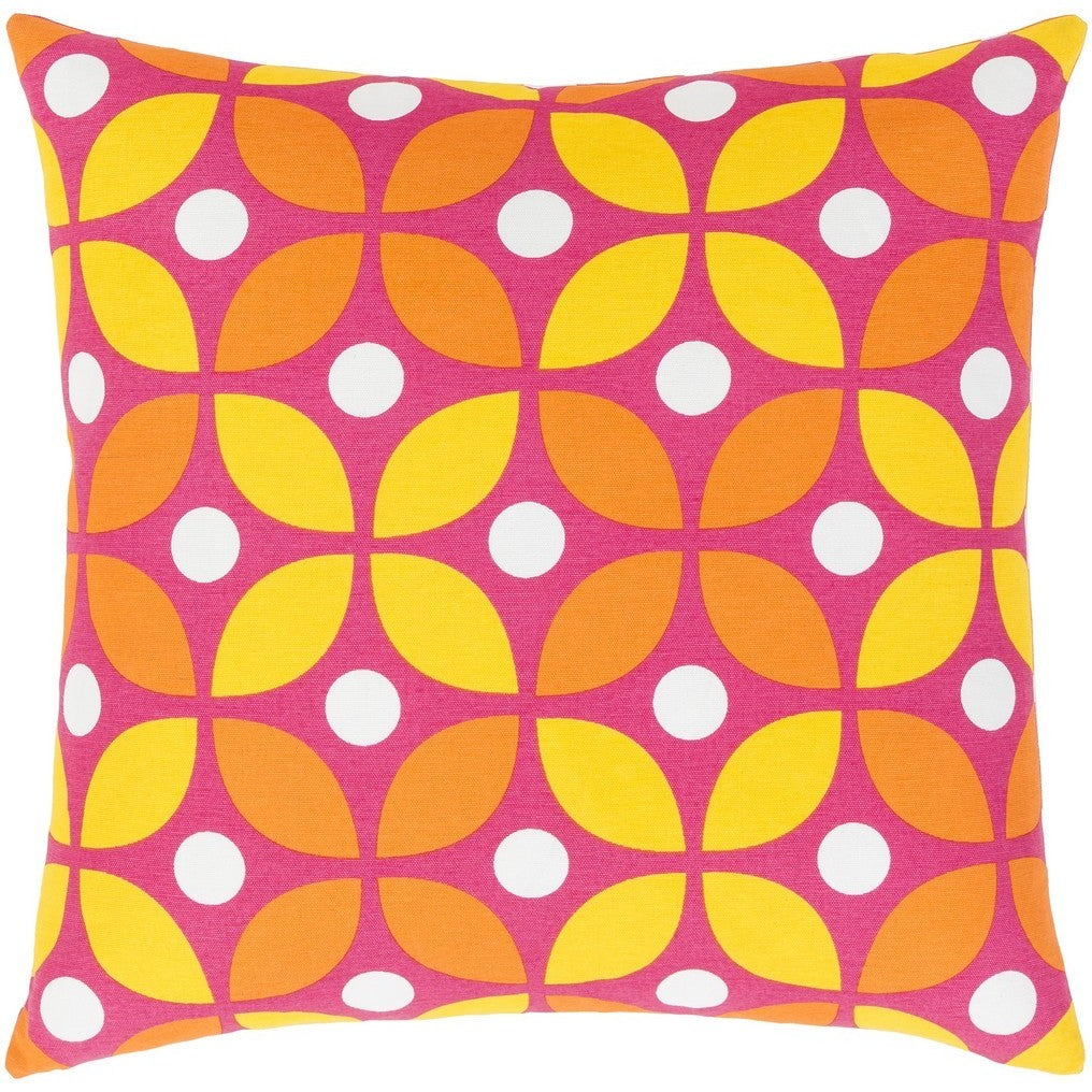 Decorative Gail 22 Inch Feather Down Or Poly Filled Throw Pillow