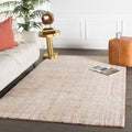 Clancy Handmade Solid Gray Ivory Area Rug 79 X99