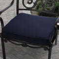 Clara 19 Inch Outdoor Navy Blue Cushion With Sunbrella