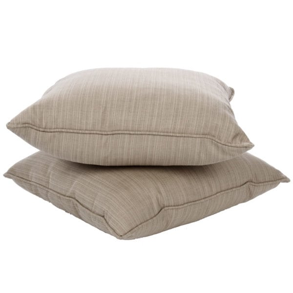 Clara 22 Inch Outdoor Throw Pillows With Sunbrella Fabric Set Of 2 22