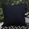 Clara Indoor Outdoor Navy 22 Inch Pillows Made With Sunbrella Set Of 2