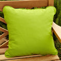 Clara Outdoor Green Throw Pillows Made With Sunbrella Set Of 2
