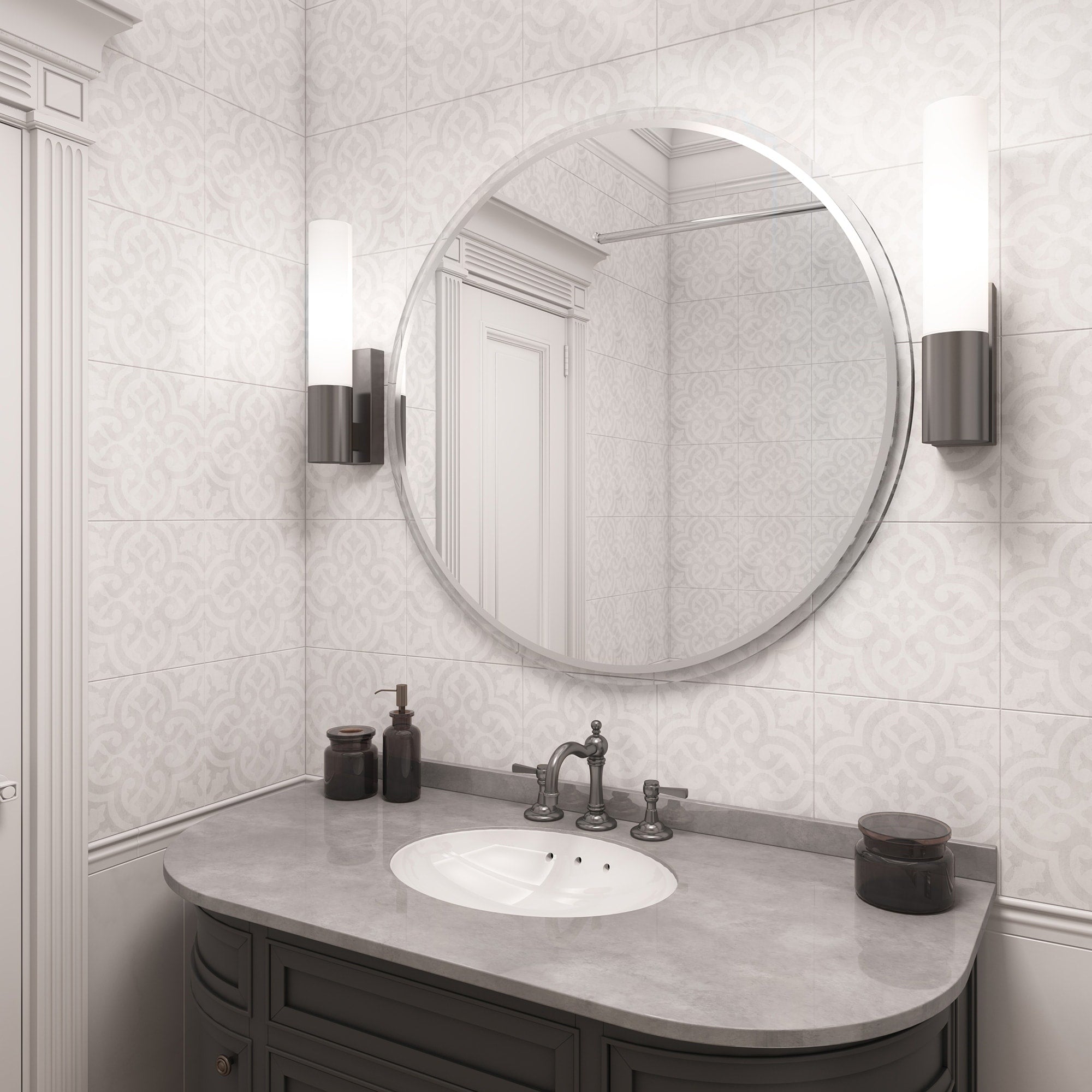 Clare Round Wall Mirror