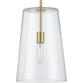 Clarion Collection Satin Brass One Light Medium Pendant 17.7 X 13.3 X 13.3