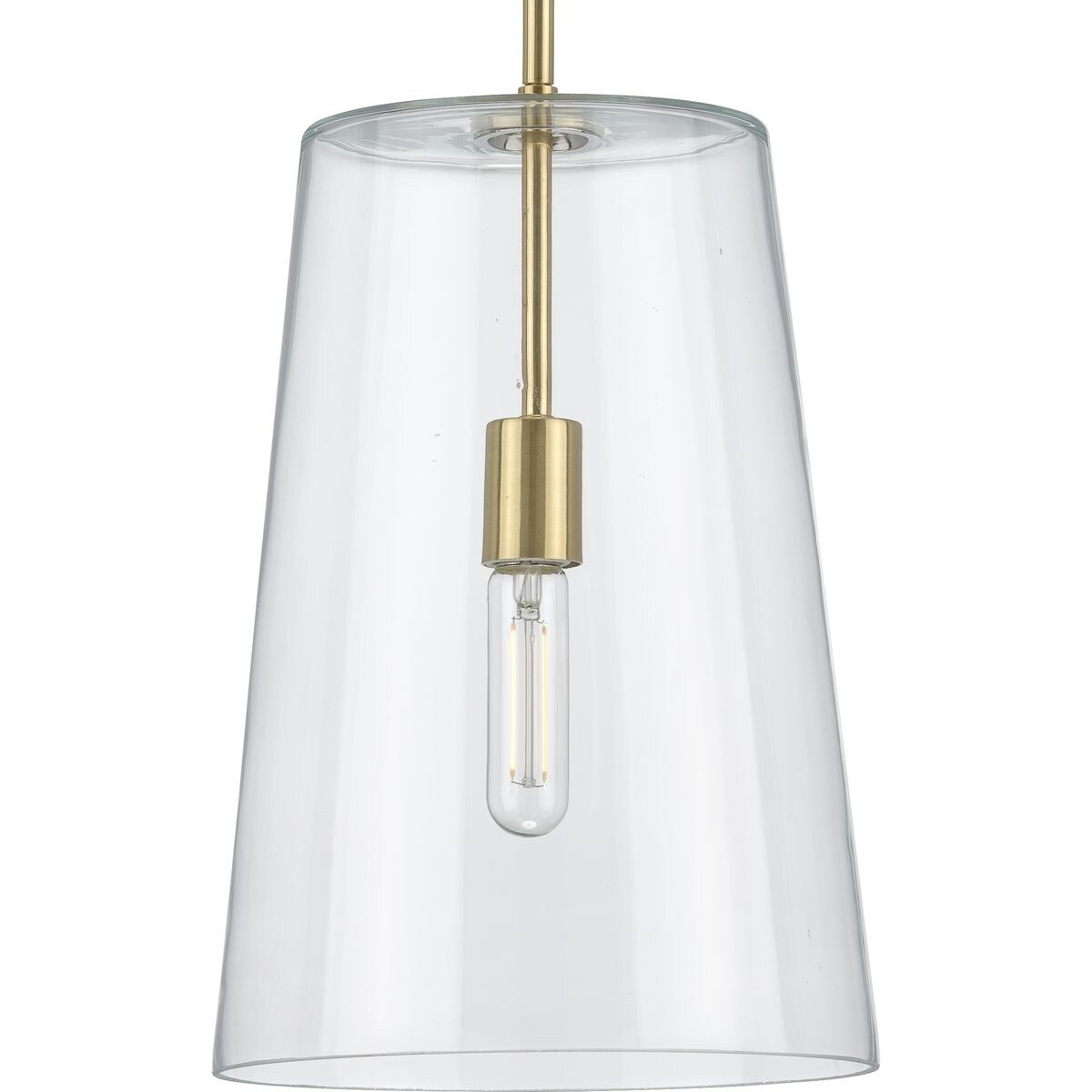 Clarion Collection Satin Brass One Light Medium Pendant 17.7 X 13.3 X 13.3