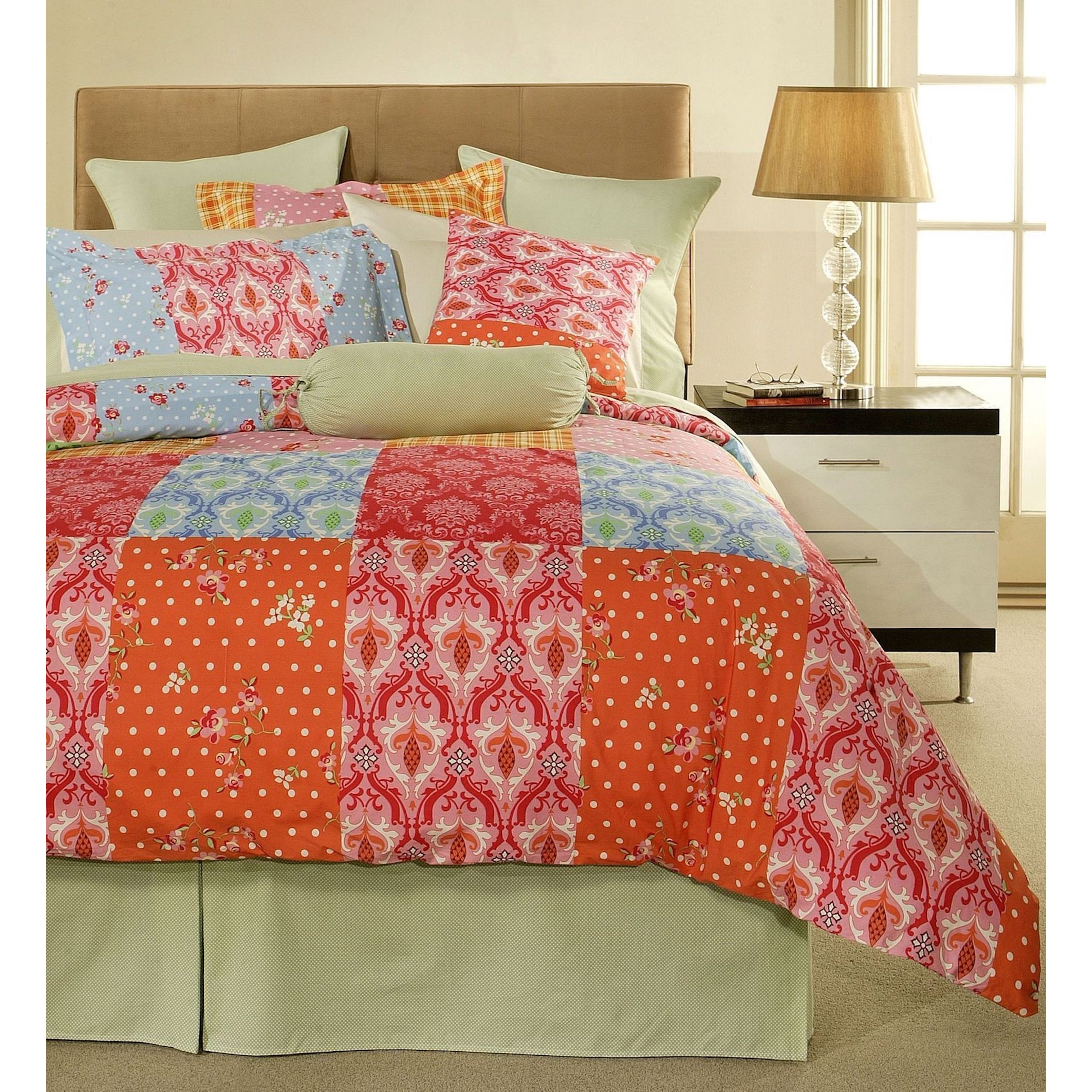 Clarissa Oversized Printed Patchwork Duvet Set