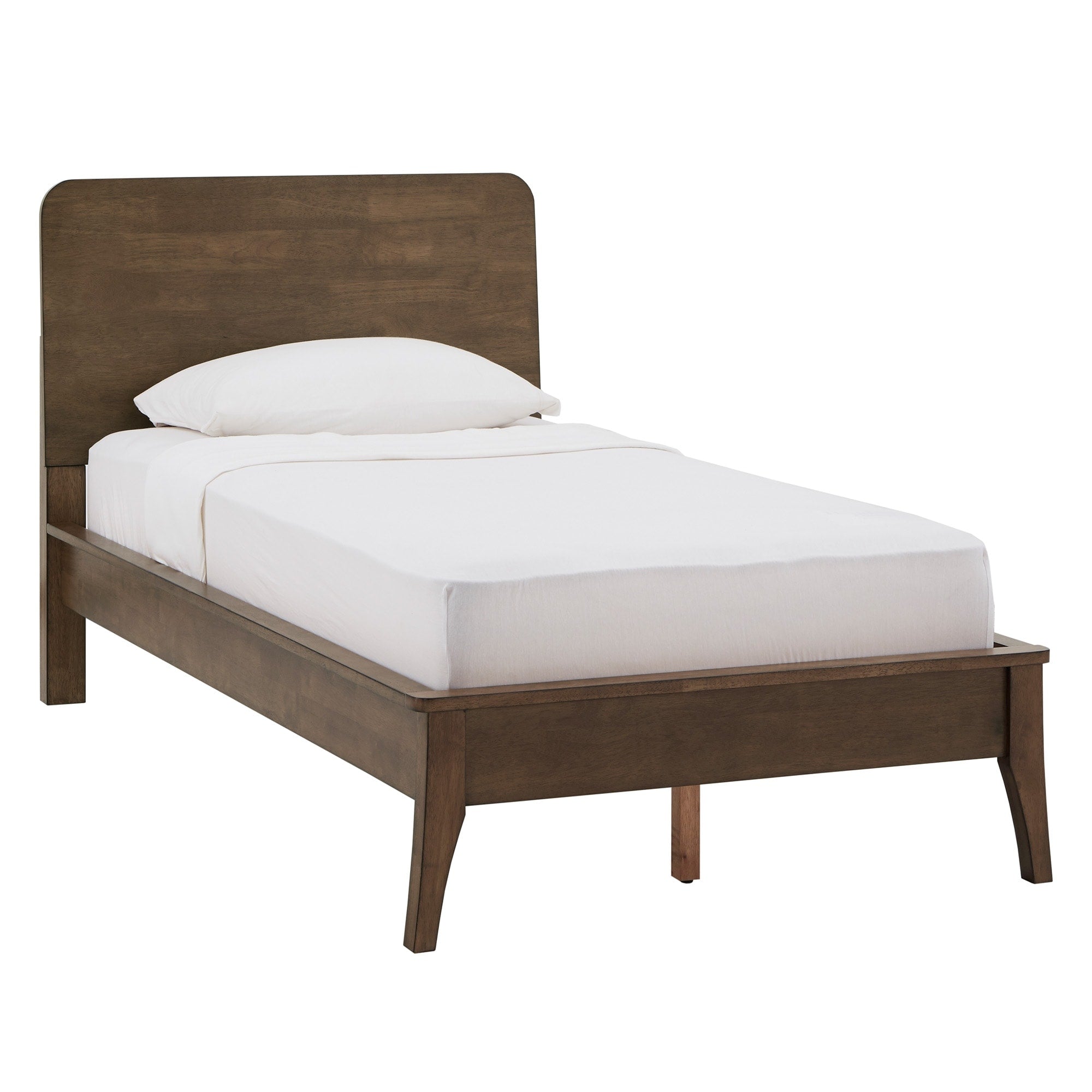Clark Oak Finish Wood Platform Bed By Inspire Q Modern