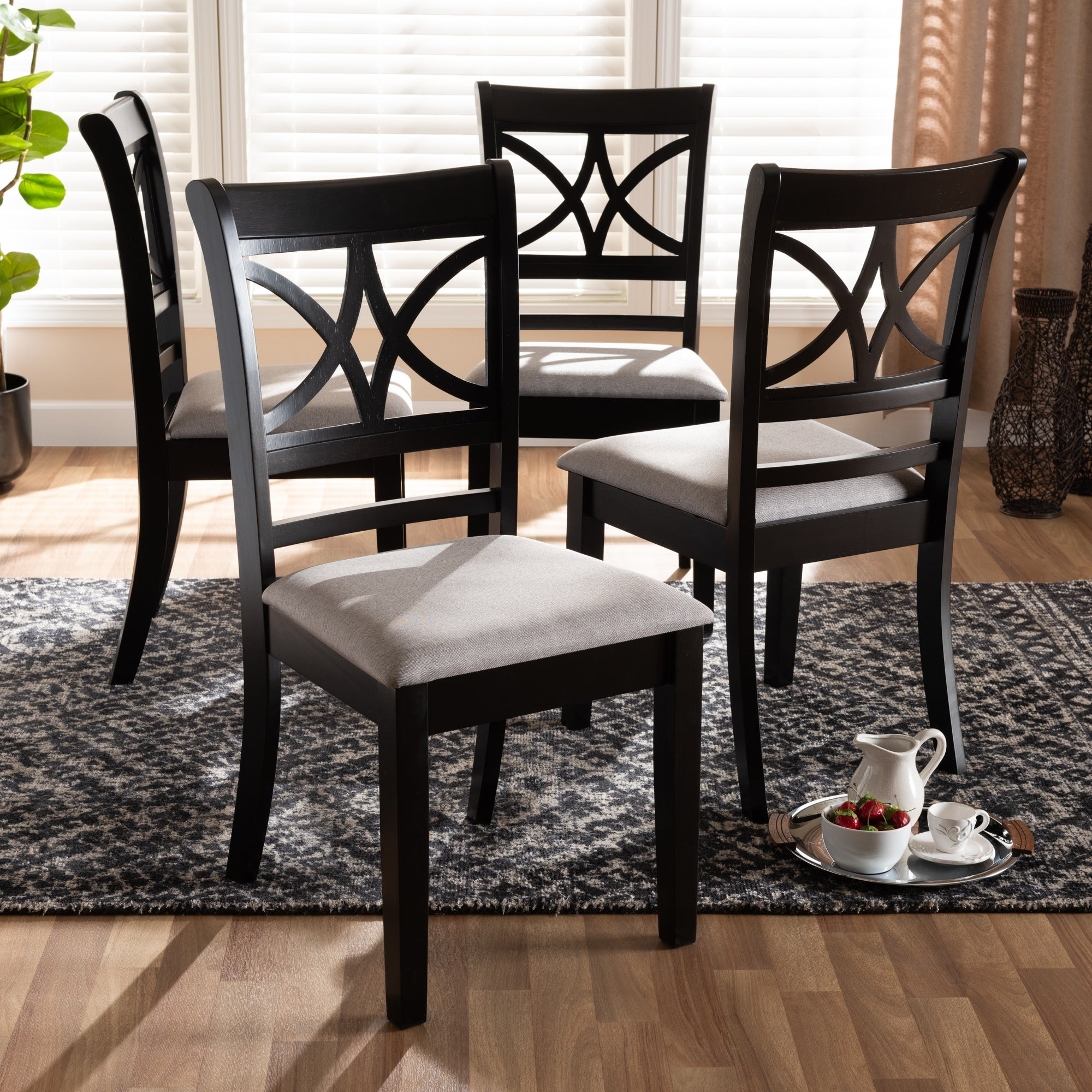 Copper Grove Aileur 4 Piece Dining Chair Set