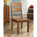 Furniture Of America Clarks Farmhouse Style Dining Chair Set Of 2 18 1 4 W X 24 D X 40 3 4 H Seat Ht 18 1 2 Seat