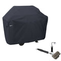 Classic Accessories Bbq Grill Cover With Coiled Grill Brush Magnetic Led Light