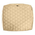 Classic Accessories Montlake Fadesafe Wide Back Lounge Quilted Cushion Cover Chamomile