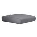 Classic Accessories Montlake Fadesafe Square Rectangle Seat Quilted Lounge Cushion Cover Grey