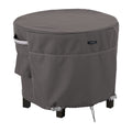 Classic Accessories Ravenna Round Patio Ottoman Table Cover Premium Outdoor Furniture Cover With Water Resistant Fabric