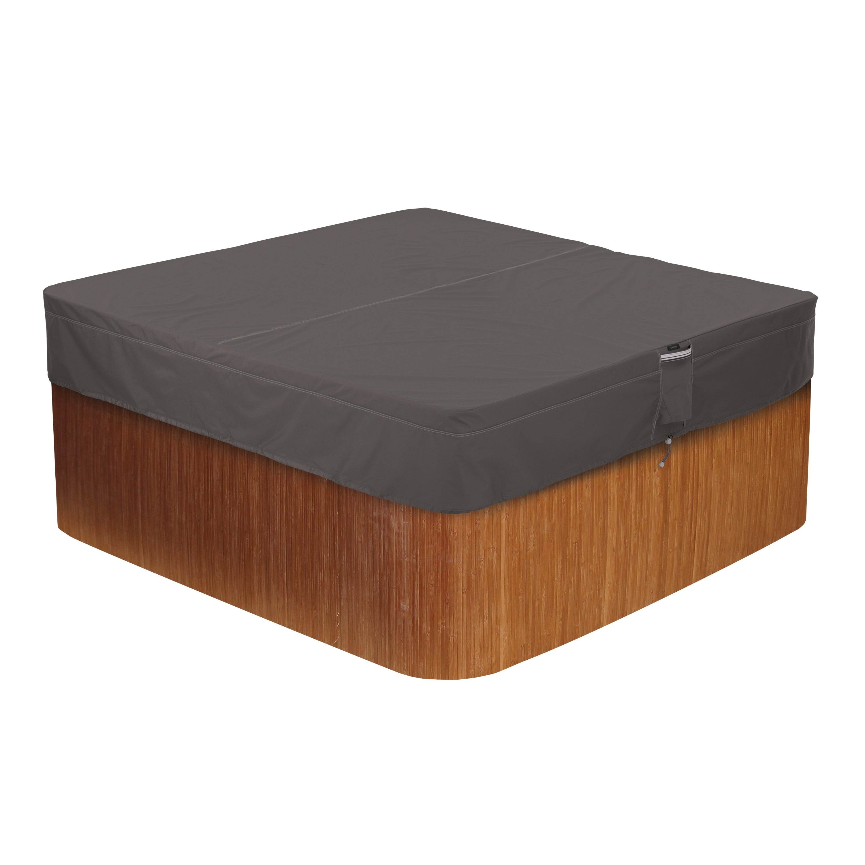 Classic Accessories Ravenna Square Hot Tub Cover Premium Outdoor Cover With Durable And Water Resistant Fabric Large