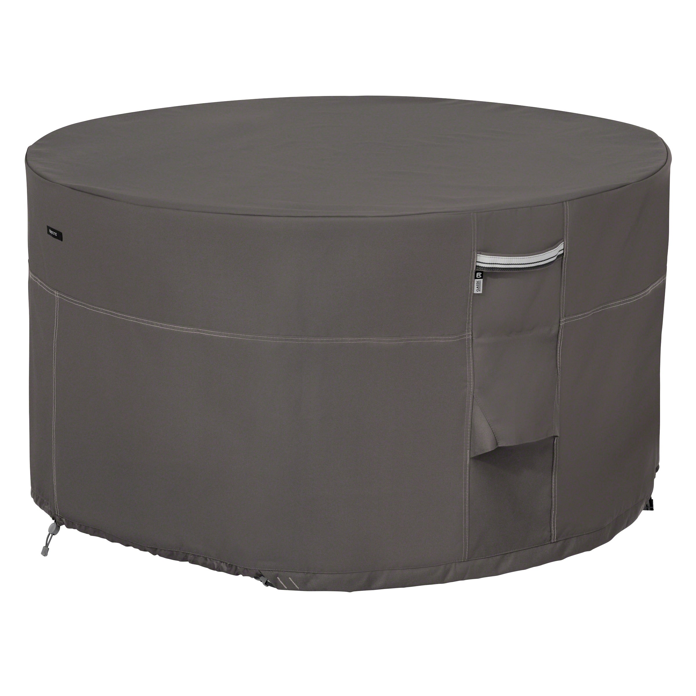 Classic Accessories Ravenna Water Resistant 42 Inch Round Fire Pit Table Cover