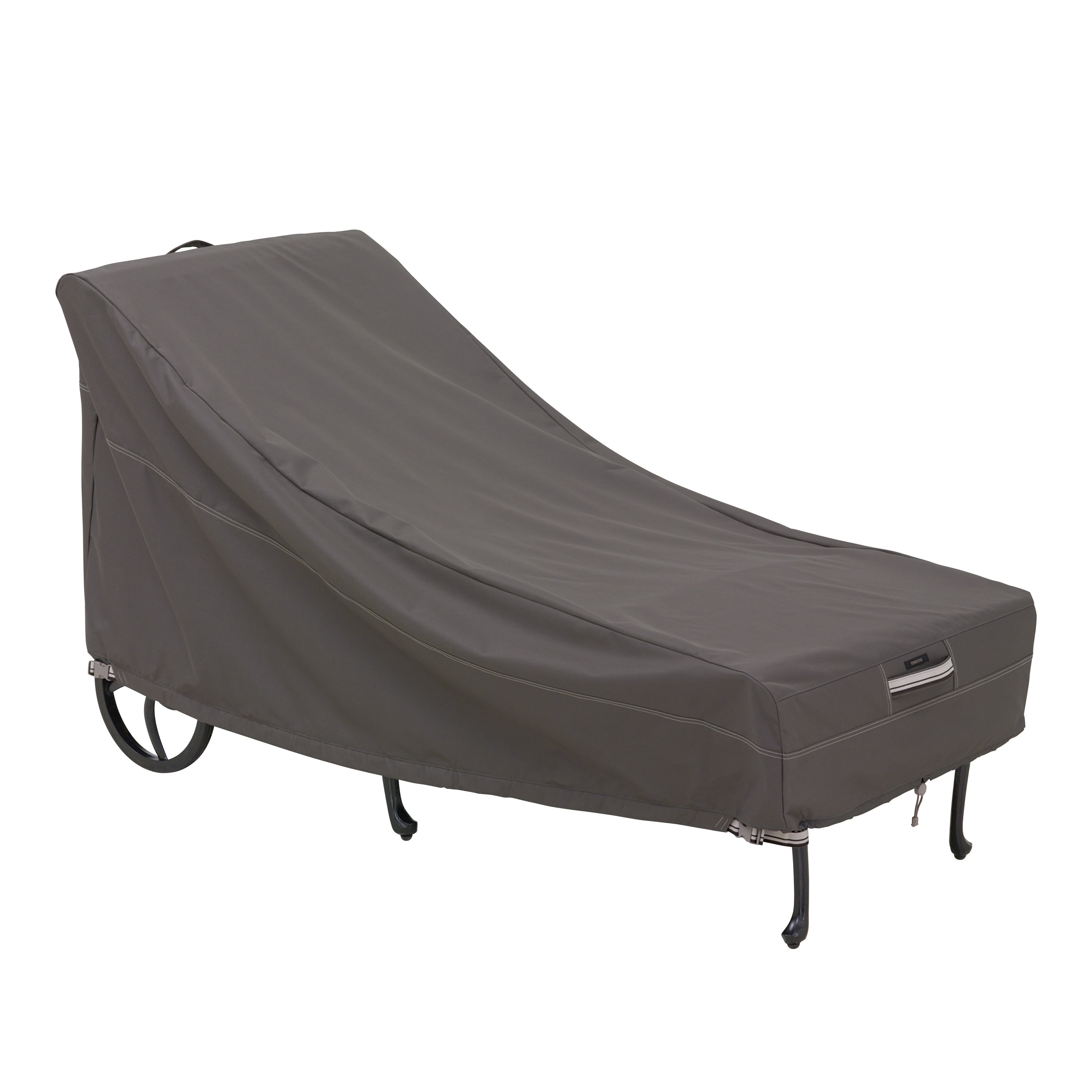 Classic Accessories Ravenna Water Resistant 66 Inch Patio Chaise Lounge Chair Cover