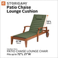 Mushola Fadesafe Chaise Lounge Cushion By Havenside Home