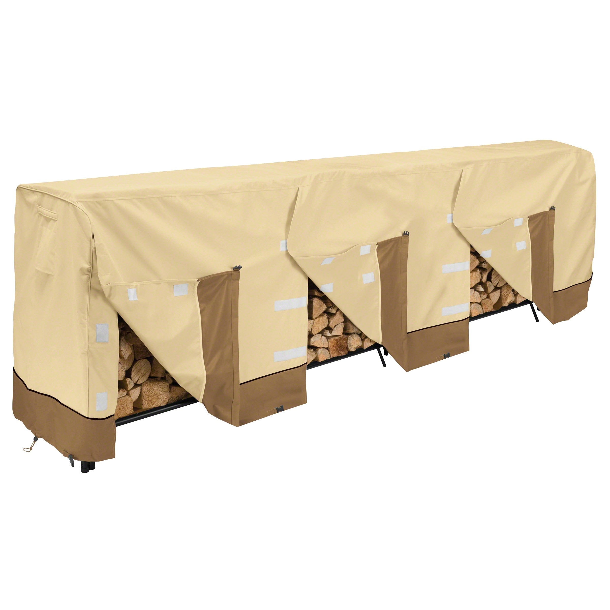 Classic Accessories Veranda 12 Log Rack Cover Durable And Water Resistant Outdoor Cover Large 144 W X 24 D X 42 H