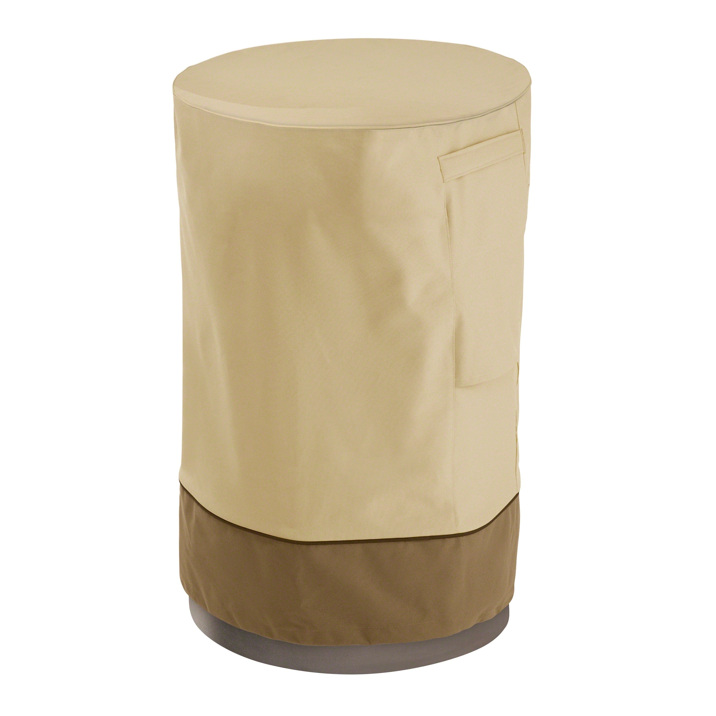 Classic Accessories Veranda Round Fire Column Cover Durable And Water Resistant Outdoor Cover 12 Dia X 25 H
