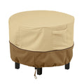 Classic Accessories Veranda Round Patio Ottoman Coffee Table Cover