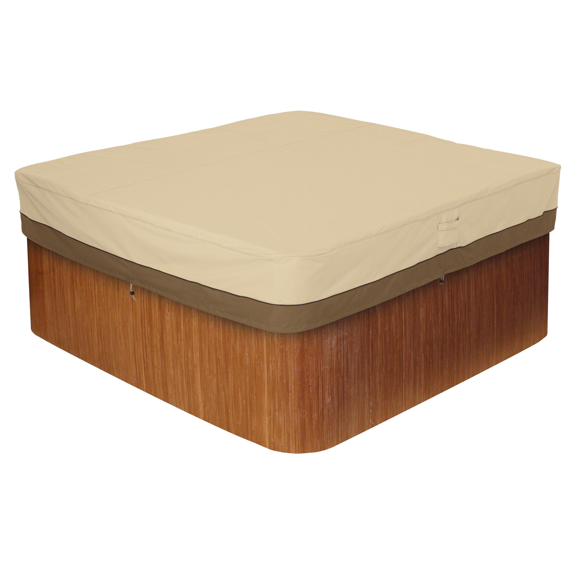 Classic Accessories Veranda Water Resistant 86 Inch Square Hot Tub Cover