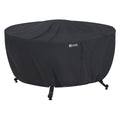 Classic Accessories 52 Round Full Coverage Fire Pit Cover Black