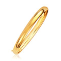 Classic Bangle In 14K Yellow Gold 6.0Mm