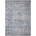 Classic Blue Ornate Vintage Area Rug 96 X 125