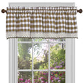 Classic Buffalo Check Kitchen Curtains