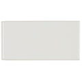 Classic Ceramic 3X6 Inch Bullnose 3 Inch Side In White 3X6