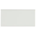 Classic Ceramic 3X6 Inch Bullnose 6 Inch Side In White 3X6